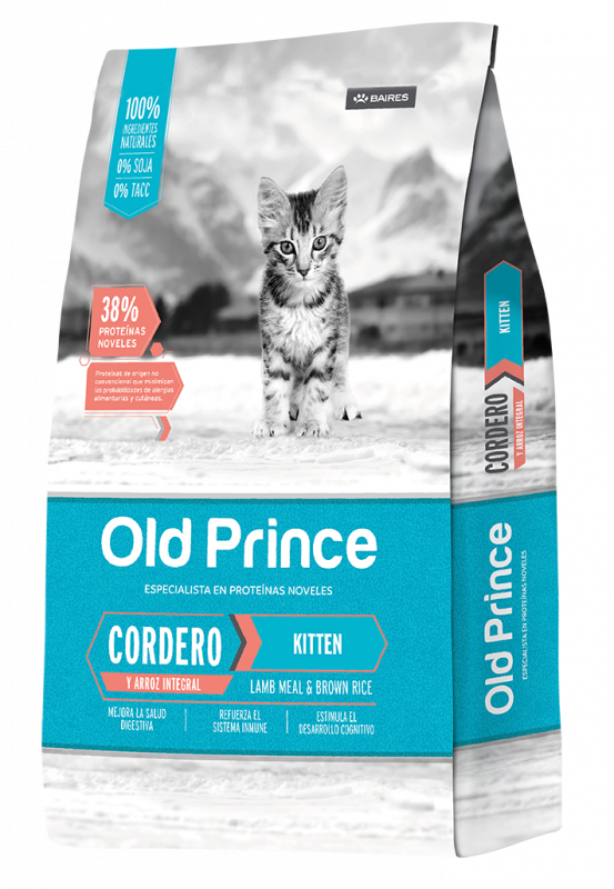 Old Prince Novel Cat Kitten - Сухой корм для котят с Ягненком