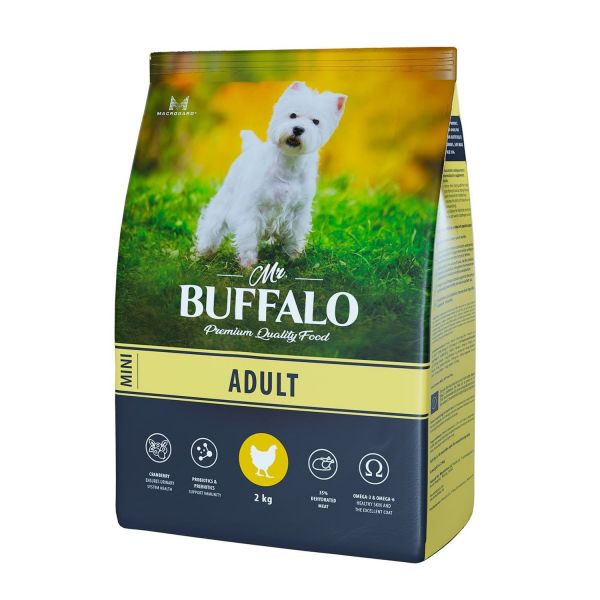 Mr.Buffalo ADULT MINI Cухой корм для взрослых собак мелких пород с Курицей