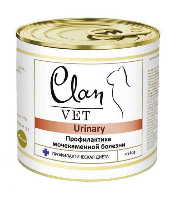 Clan Vet Urinary - консервы для кошек Профилактика МКБ