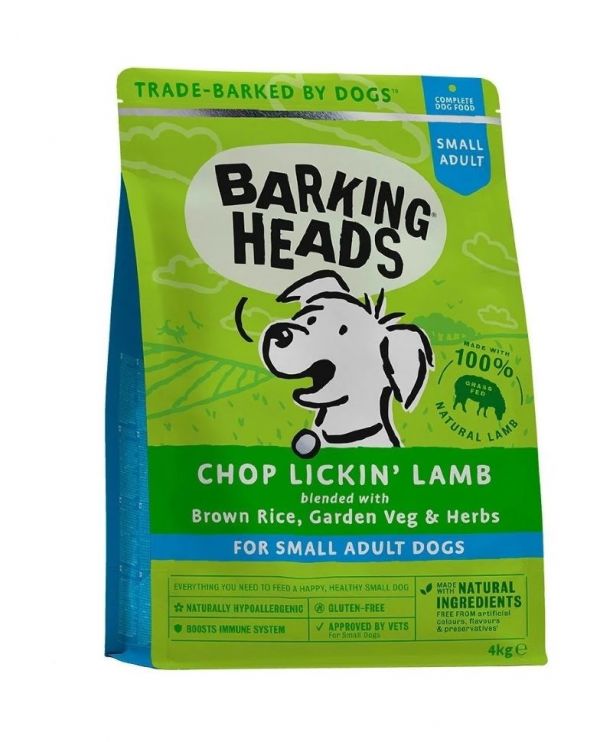 Barking Heads Chop Lickin Lamb Сухой корм для собак мелких пород "Мечты о ягненке" с ягненком и рисом