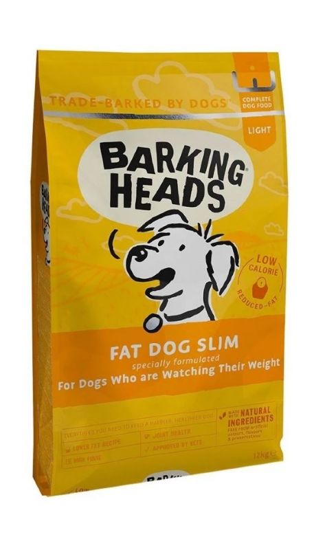 Barking Heads Fat Dog Slim Сухой беззерновой облегченный сухой корм для собак с курицей, форелью и рисом