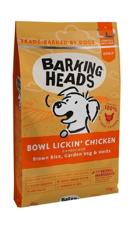 Barking Heads для собак с чувствительным пищеварением, с курицей и рисом "До последнего кусочка"