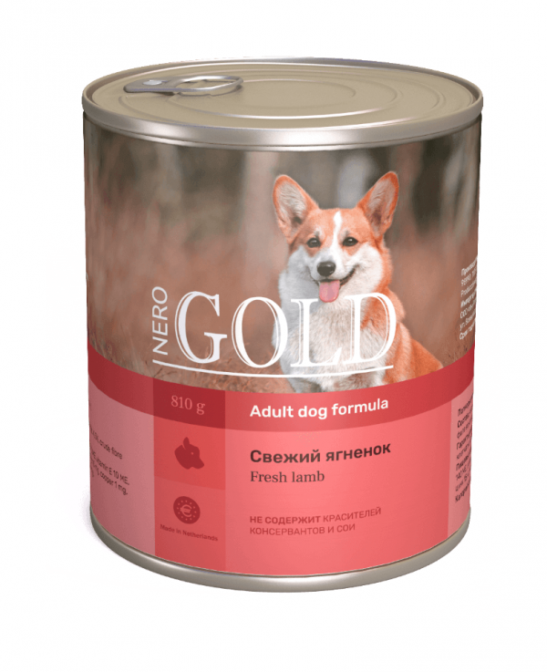 Nero Gold Консервы «Свежий ягненок» для собак