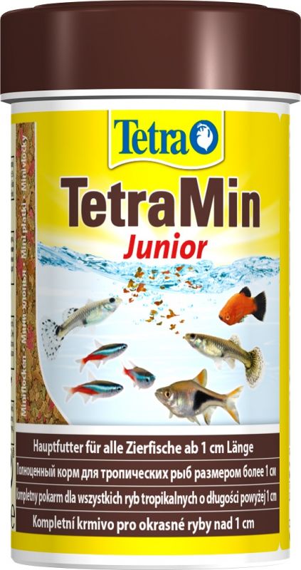 Min Junior Mini Flakes 100мл. хлопья для небольших декоративных рыбок.