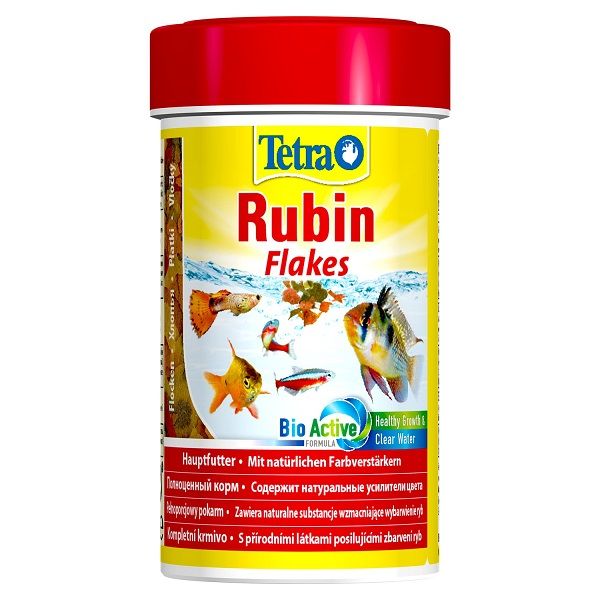Rubin  100мл. хлопья для усиления естественной окраски рыб.