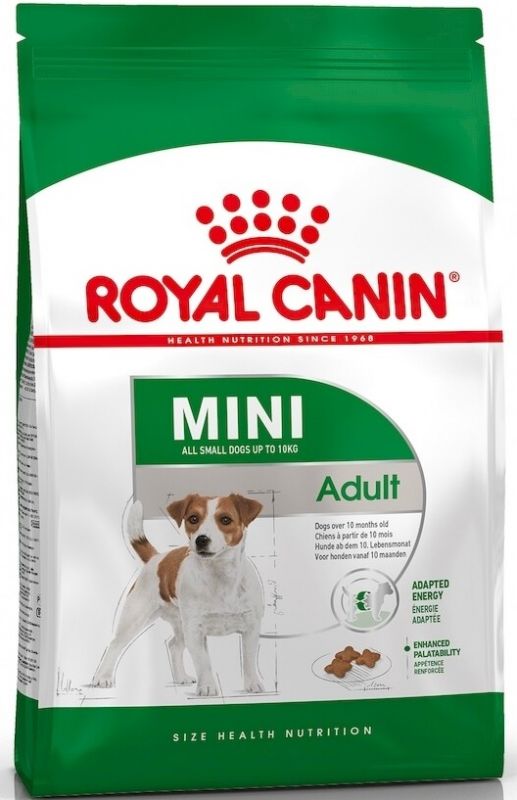 Royal Canin Mini Adult для взрослых собак мелких пород в возрасте от 10 месяцев до 8 лет