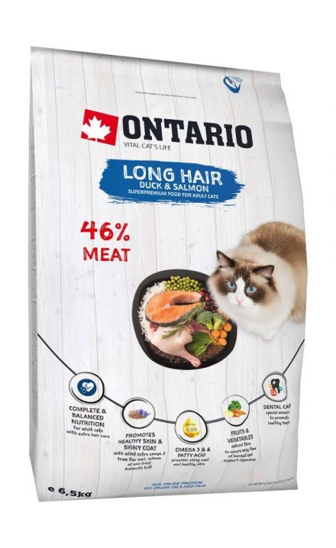 Ontario Longhair  Сухой корм для длинношерстных кошек