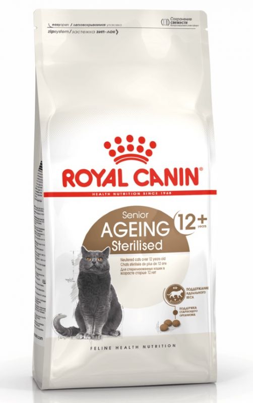 Royal Canin «Ageing Sterilised 12+»  Сухой корм для стерилизованных кошек старше 12 лет