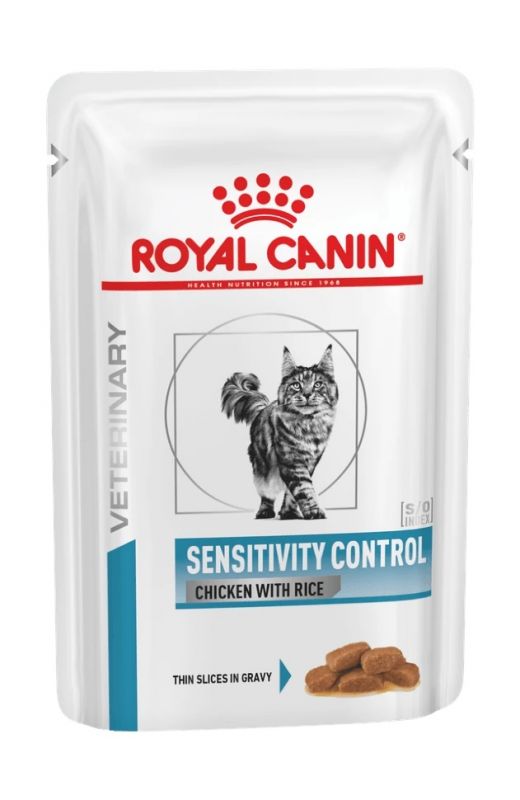 Royal Canin Sensitivity Control S/O  Влажный лечебный корм для стерилизованных кошек при пищевой аллергии и непереносимости корма