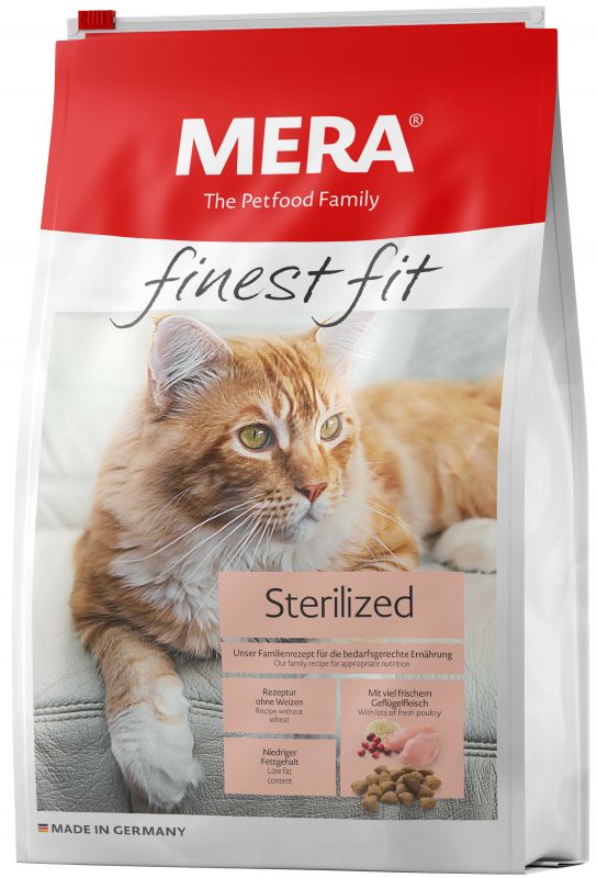 Mera Finest Fit Sterilized сухой корм для взрослых стерилизованных кошек и кастрированных котов