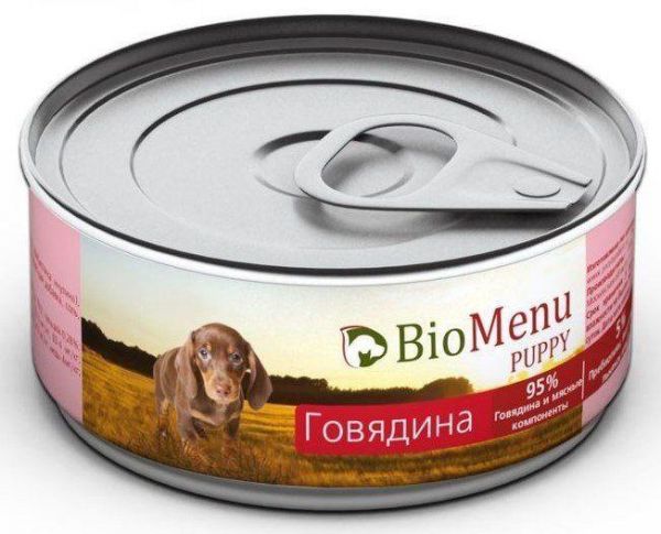 BioMenu - Консервы для щенков Говядина