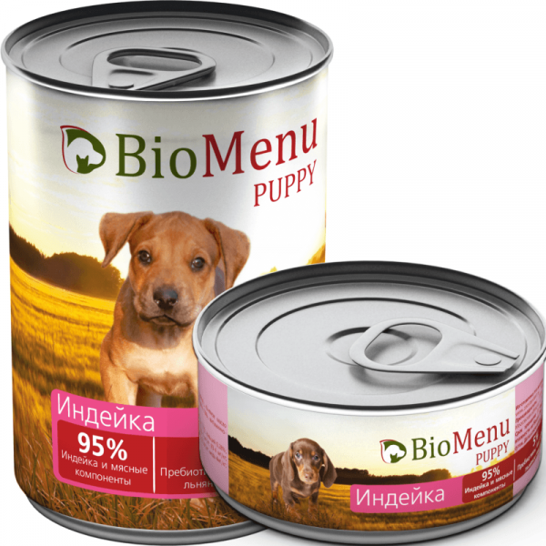 BioMenu - Консервы для щенков Индейка
