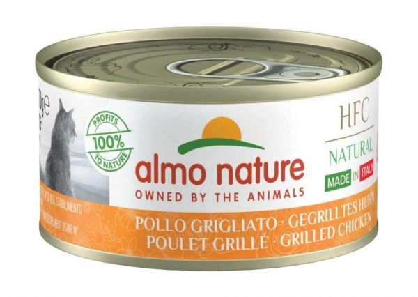 Almo Nature - Консервы для Кошек Курица гриль - Natural grilled Chicken