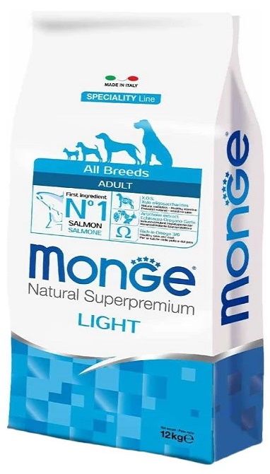Monge «Light» Сухой облегченный корм для собак всех пород