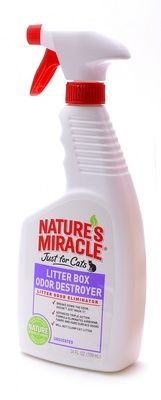 Nature's Miracle «Litter Box Odor Destroyer» универсальный спрей-уничтожитель запахов для кошачьих туалетов