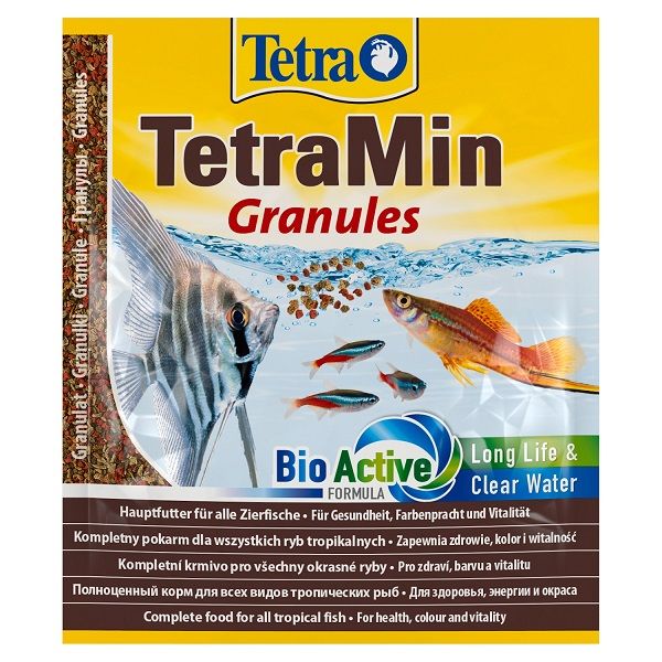 Min Granules 15гр. гранулы для всех видов декоративных рыб.