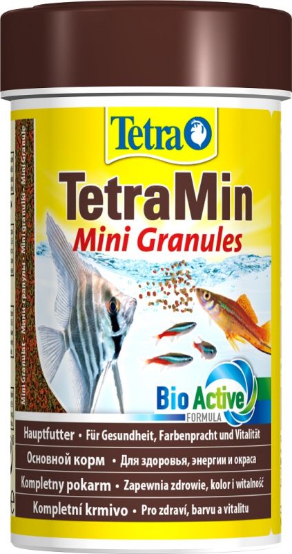 Min Mini Granules 100мл. гранулы для небольших декоративных рыбок.