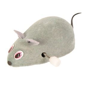 Trixie игрушка для кошек Мышь заводная 7 см серая (4092)