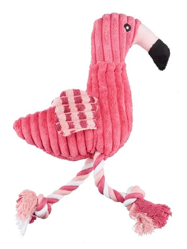 Pet-it - Мягкая игрушка для собак с пищалкой Розовый Фламинго