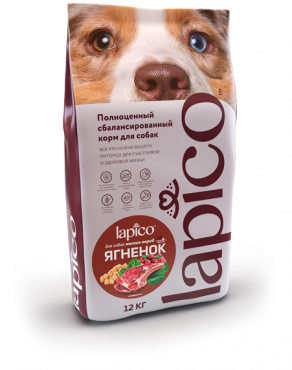 Lapico Advanced (Лапико)  Сухой корм для взрослых собак мелких пород с ягненком