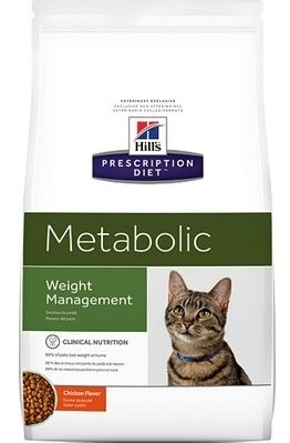 Hill's Prescription Diet Metabolic - Сухой диетический корм для кошек, способствует снижению и контролю веса, с курицей