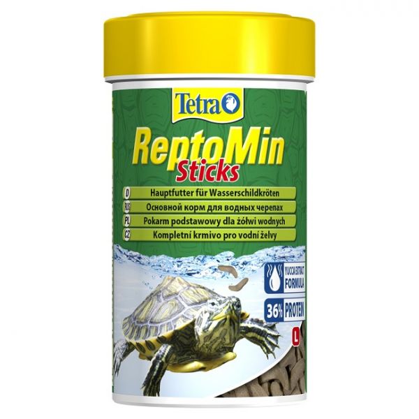 ReptoMin  100мл. палочки для водяных черепах.