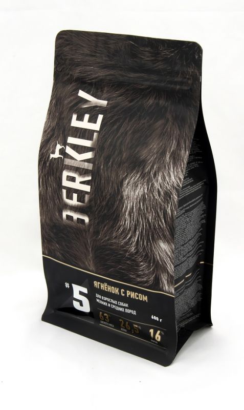 Berkley № 5 - Сухой корм для собак мелких и средних пород, ягненок с рисом