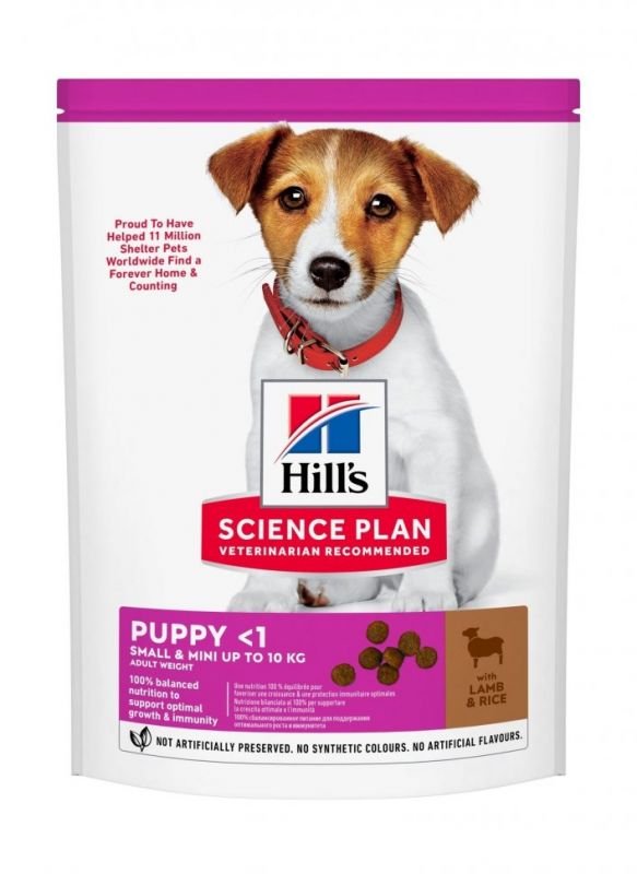 Hill's Science Plan - Сухой корм для щенков малых и миниатюрных пород с ягненком - Puppy Small & Miniature