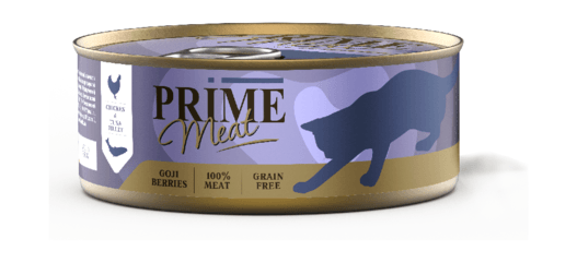 Prime Meat - Консервы для взрослых кошек, Курица с Тунцом, Филе в желе