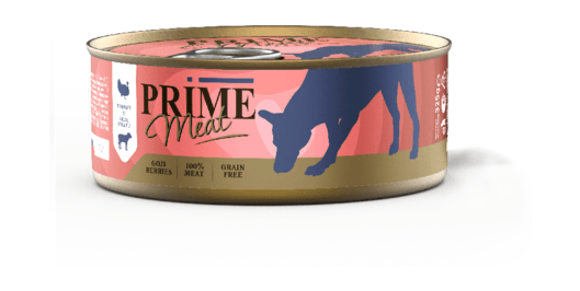 Prime Meat - Консервы для собак, Индейка с Телятиной, Филе в желе