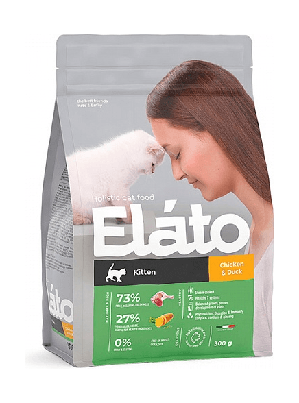 Elato Holistic Kitten Chicken & Duck - Сухой корм для котят с курицей и уткой