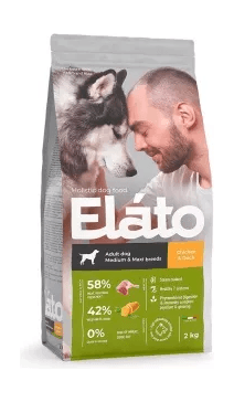Elato Holistic Сухой корм для собак средних и крупных пород с Курицей и Уткой