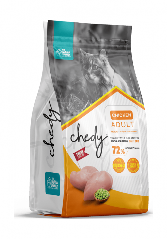 Chedy Adult - Сухой корм для взрослых кошек с Курицей