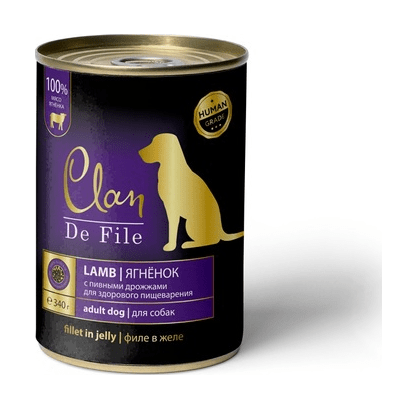 CLAN De File - Консервы для собак  Ягненок