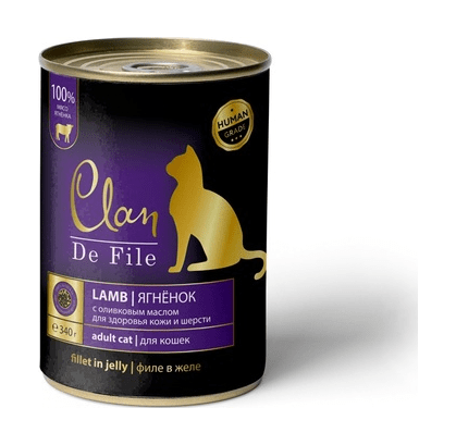 CLAN De File - Консервы для кошек  Ягненок