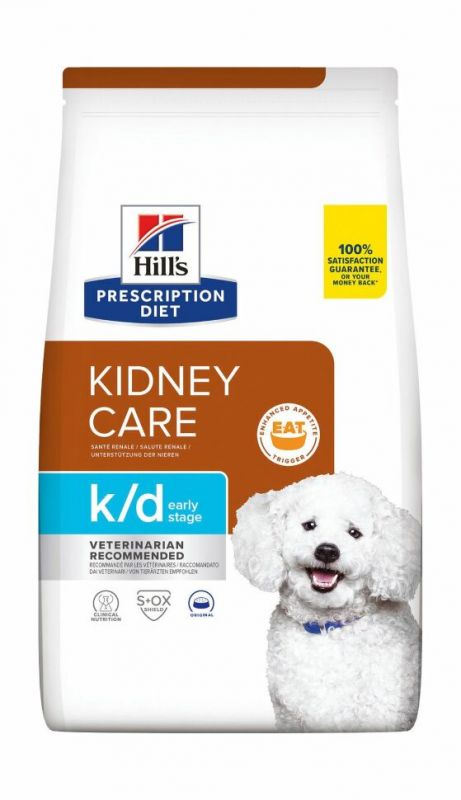 Hill's Prescription Diet k/d Kidney Care Early Stage - Сухой диетический корм для собак при ранней стадии заболевания почек
