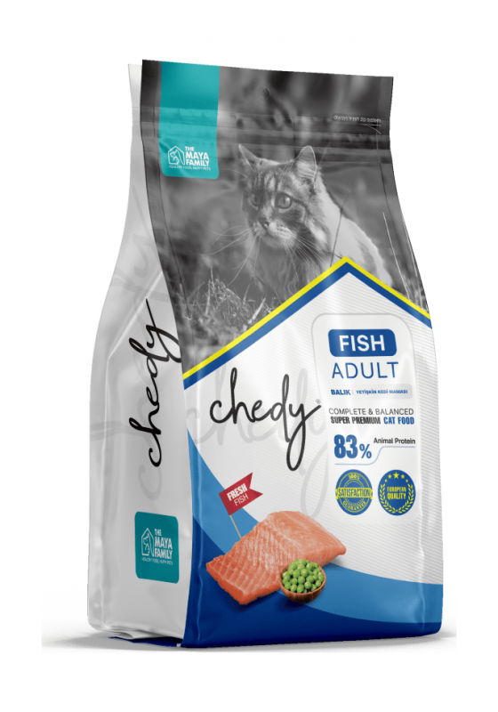 Chedy Adult - Сухой корм для взрослых кошек с Рыбой