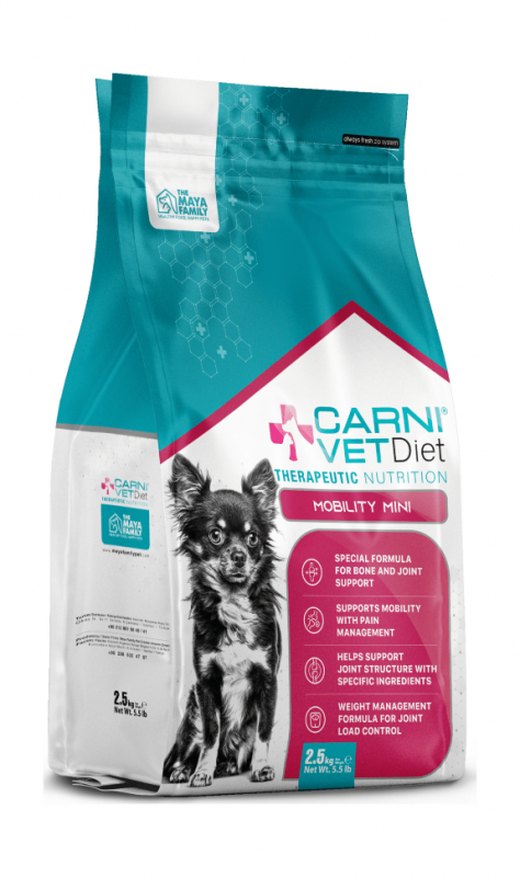 Carni VetDiet DOG MOBILITY MINI - Сухой диетический корм для собак мелких пород, для поддержания здоровья суставов