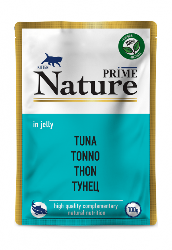 Prime Nature - Паучи для котят, Тунец в желе
