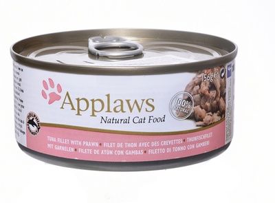 Applaws Консервы для кошек с филе тунца и креветками