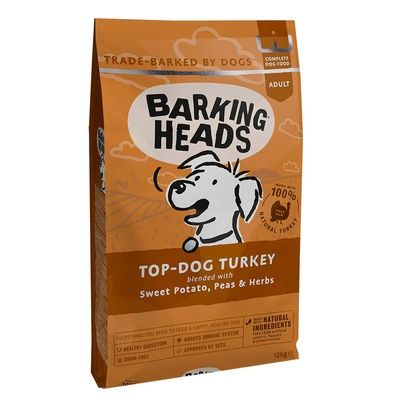 Barking Heads TOP DOG TURKEY беззерновой корм для собак "Бесподобная индейка", с индейкой и бататом