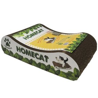 Homecat когтеточка "Мятная волна" гофрокартон 41х24х10 см