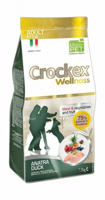 Crockex Wellness - Сухой корм для собак мелких пород утка с рисом
