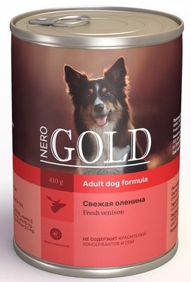 Nero Gold Консервы «Свежая оленина» для собак
