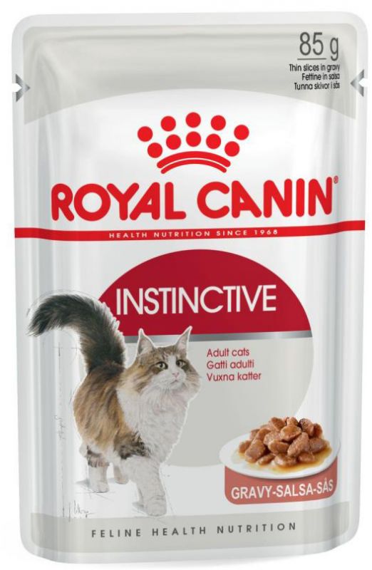 Royal Canin Паучи «Instinctive» кусочки в соусе для кошек
