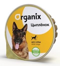 Organix консервы для собак мясное суфле с цыпленком
