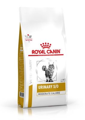 Royal Canin URINARY S/O Moderate Calorie  Сухой лечебный корм для кошек - лечение и профилактика МКБ с умеренным содержанием энергии