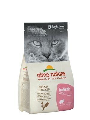 Almo Nature - для Котят с Курицей и коричневым рисом - Holistic Kitten Chicken