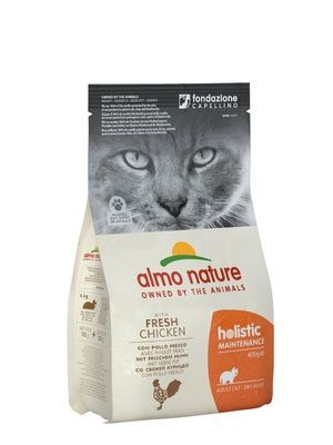 Almo Nature - для Взрослых кошек с Курицей и коричневым рисом - Holistic Maintenance Chicken