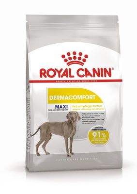 Royal Canin Maxi Dermacomfort корм для собак крупных пород, склонных к кожным раздражениям и зуду